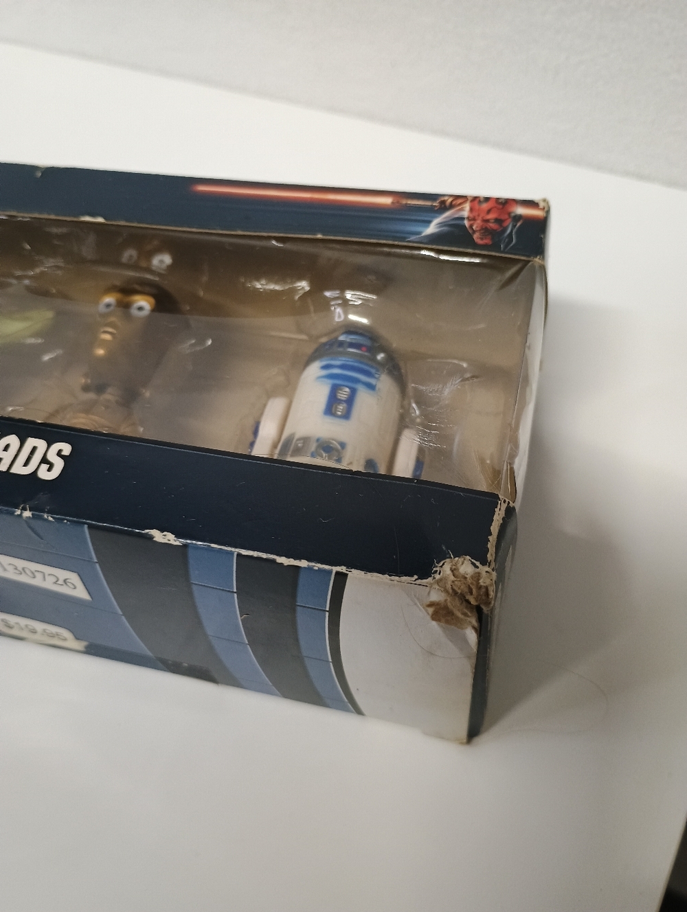 Star Wars Mini Bobble-Head Set - Black, White, Green, Gold, Blue - Picture 5 of 8